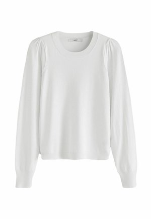 CREW NECK LONG SLEEVE - REGULAR FIT - Pullover - white