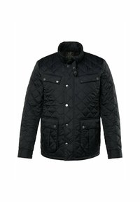 QUILTED MULTIPLE POCKETS - Chaqueta de entretiempo - black