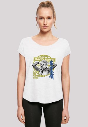 LONG CUT DAVID BOWIE LIVE IN CONCERT - Print T-shirt - white