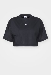 CROP TEE - Camiseta básica - black