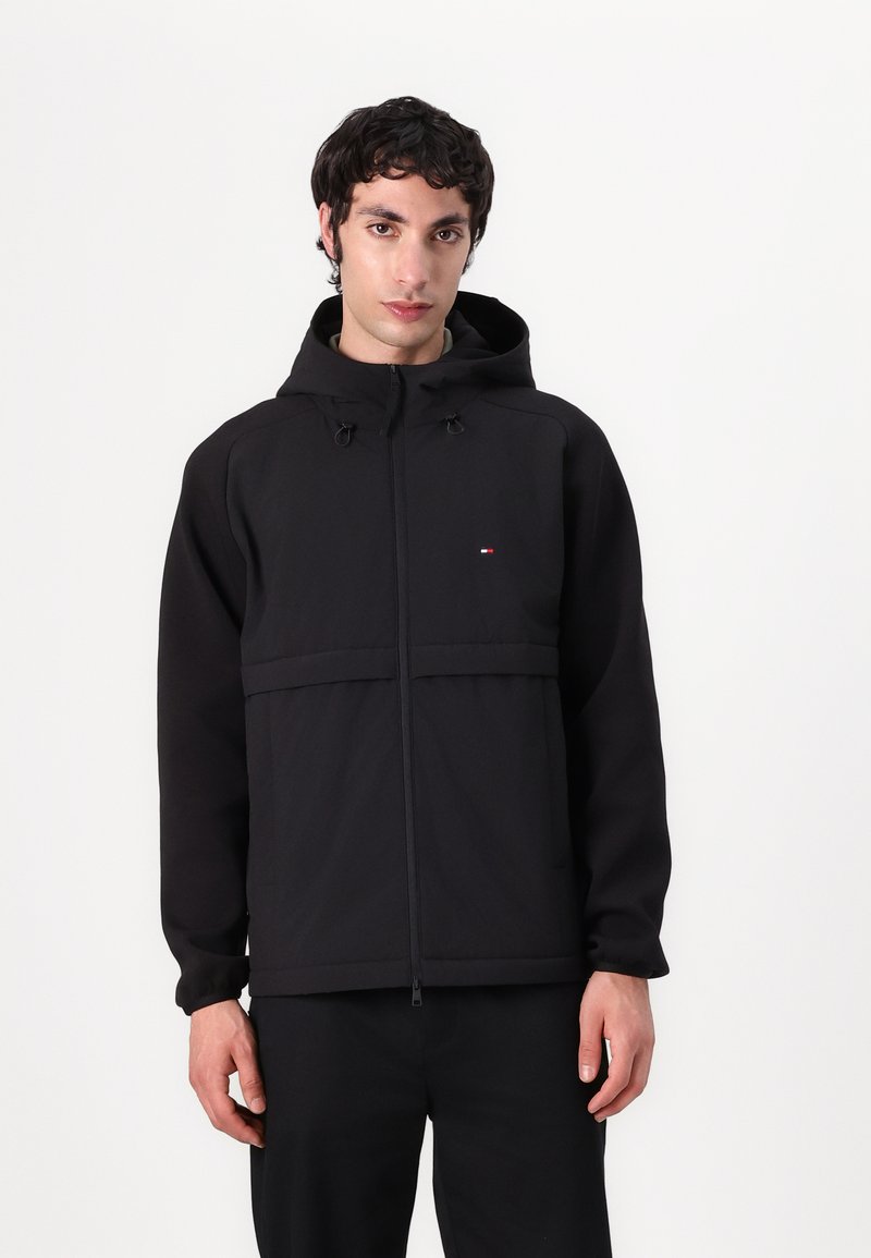 Tommy Hilfiger PERFORMANCE MIXMEDIA WINDBREAKER - Chaqueta de entretiempo - black
