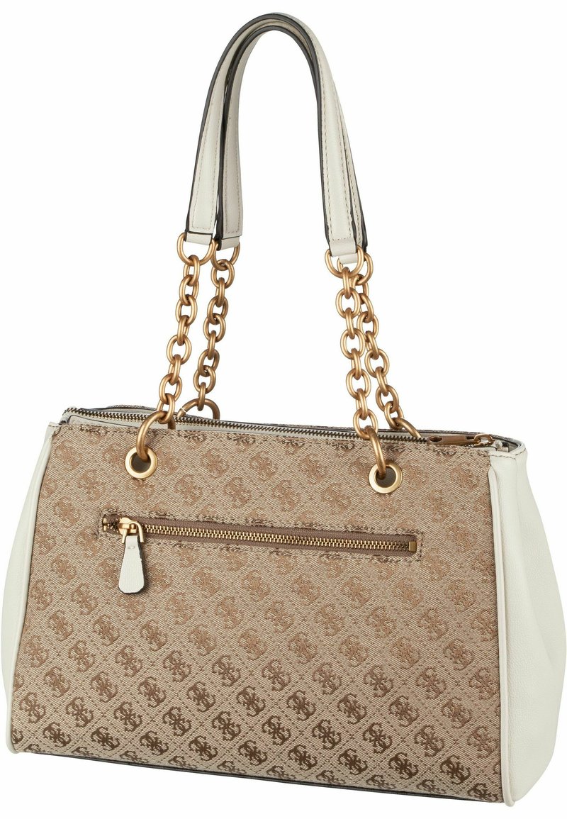 Damen Handtaschen | Guess AVIANA LUXURY SATCHEL Handtasche latte stone/hellbraun - BE11748 Damen Handtaschen | Guess AVIANA LUXURY SATCHEL Handtasche latte stone/hellbraun - BE11748