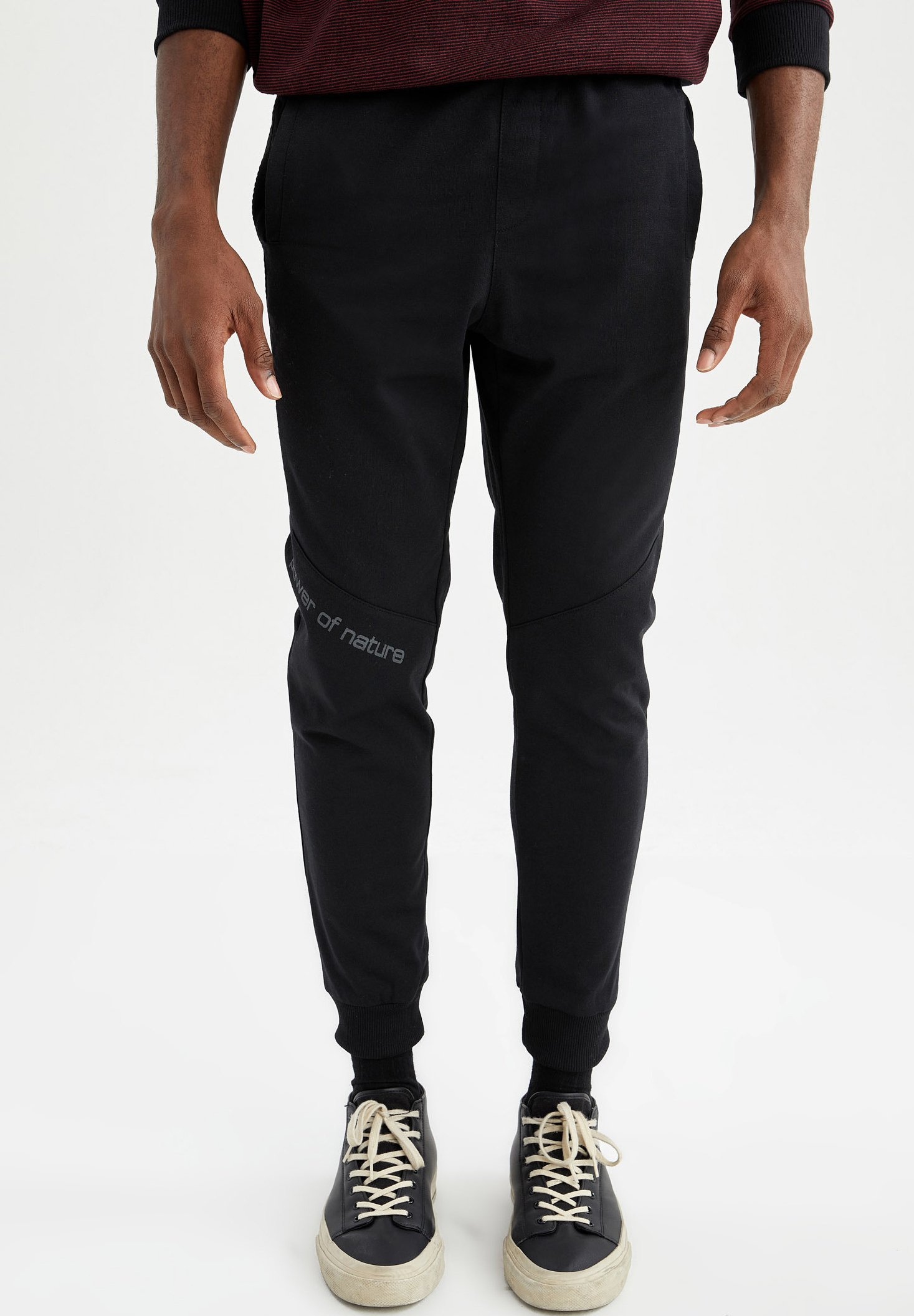 DeFacto SLIM FIT - Pantalones deportivos - black/negro - Zalando.es