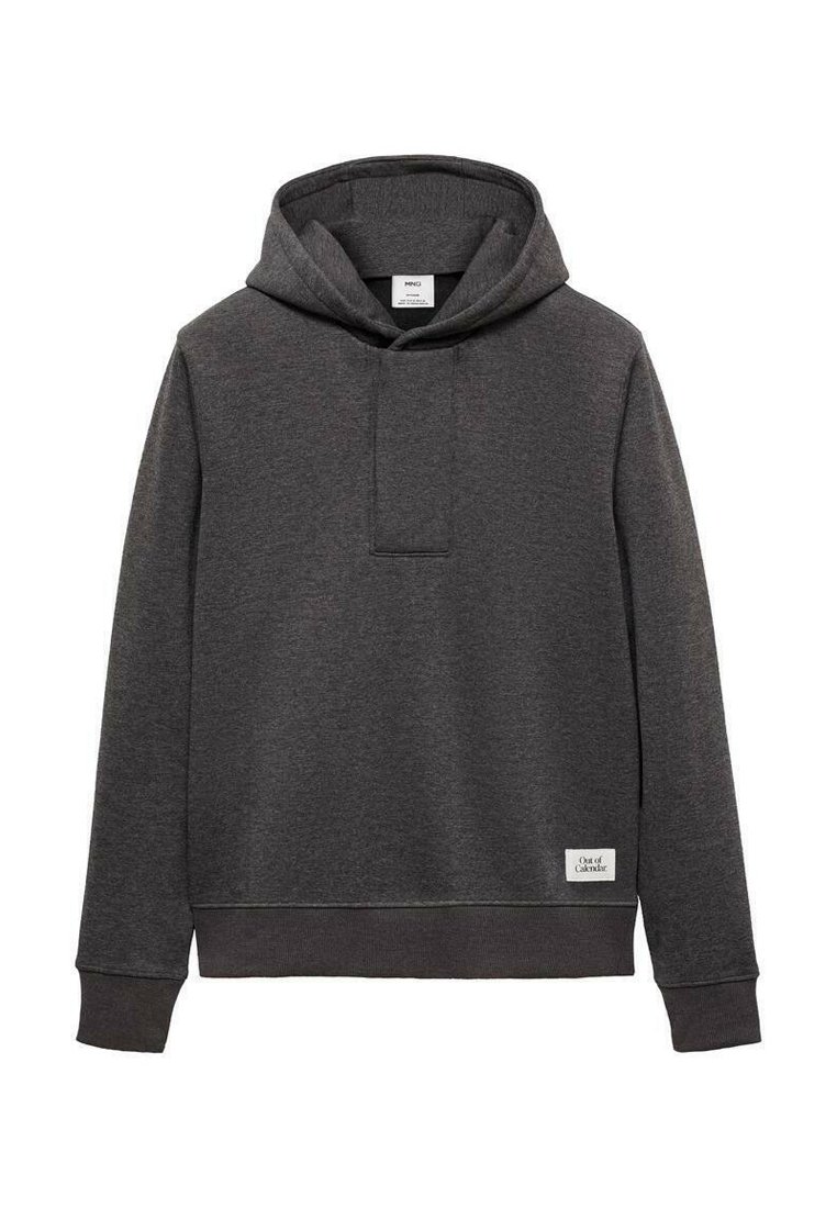 Mango Sweat à capuche - mottled grey/gris chiné - ZALANDO.FR