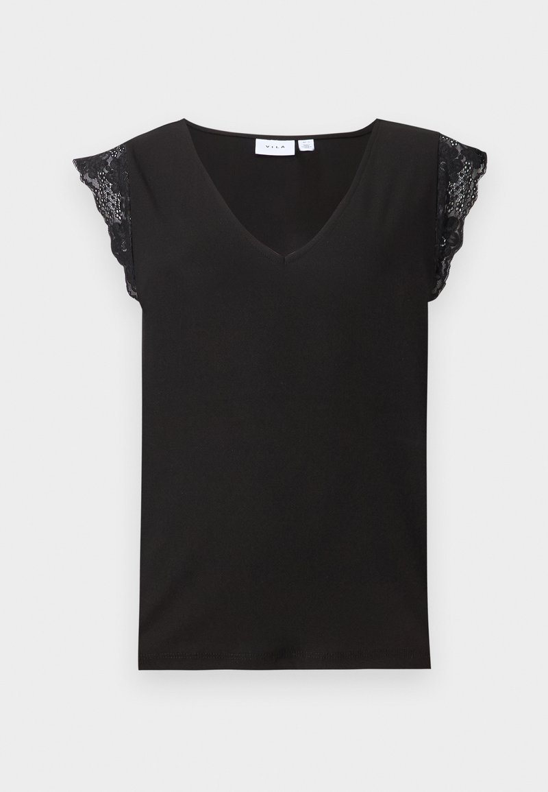 Vila T-shirt basic zwart Vila T-shirt basic zwart