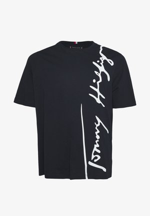 COOL LARGE SIGNATURE TEE - T-shirts print - blue