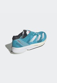 adidas Performance ADIZERO ADIOS 8 - Sapatos para corrida em estrada - lucid cyan/footwear white/bright red