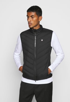 EA7 Emporio Armani WAISTCOAT - Väst - black