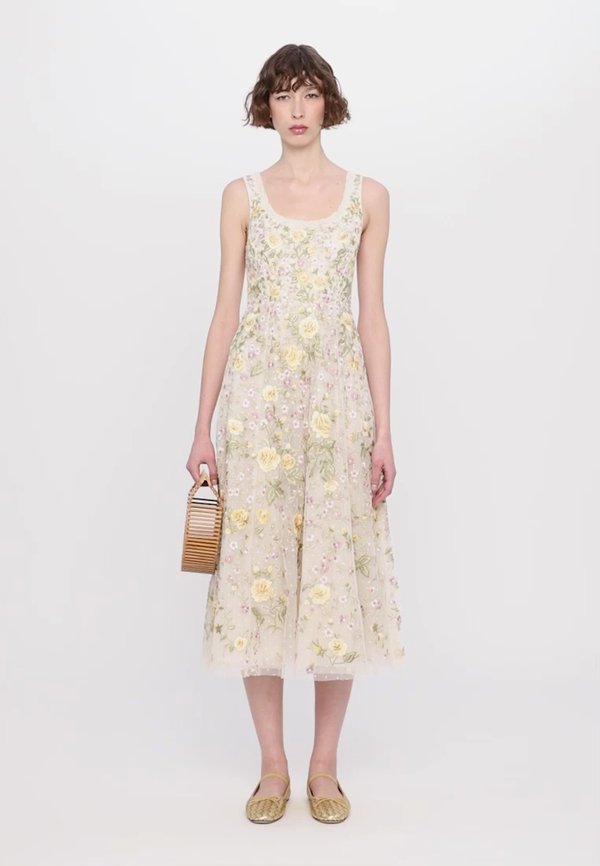 FLORINE SCOOP NECK BALLERINA DRESS - Occasion wear - cream3