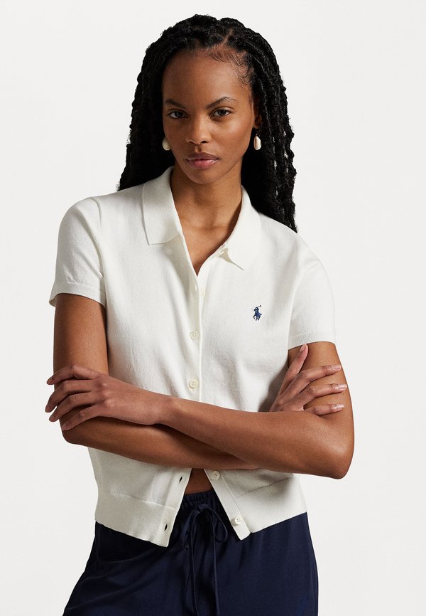 COTTON SHORT SLEEVE CARDIGAN - Cardigan