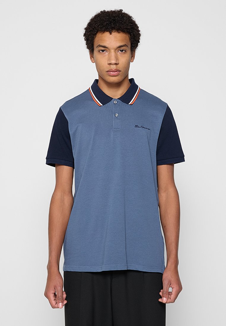Ben Sherman Poloshirt blauwgrijs