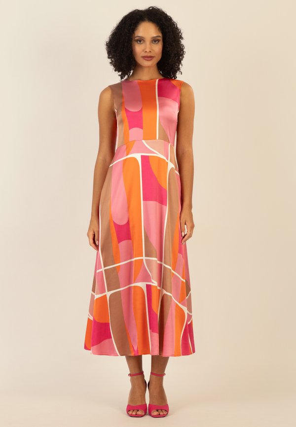 BEDRUCKTES  - Freizeitkleid - rosa multicolor