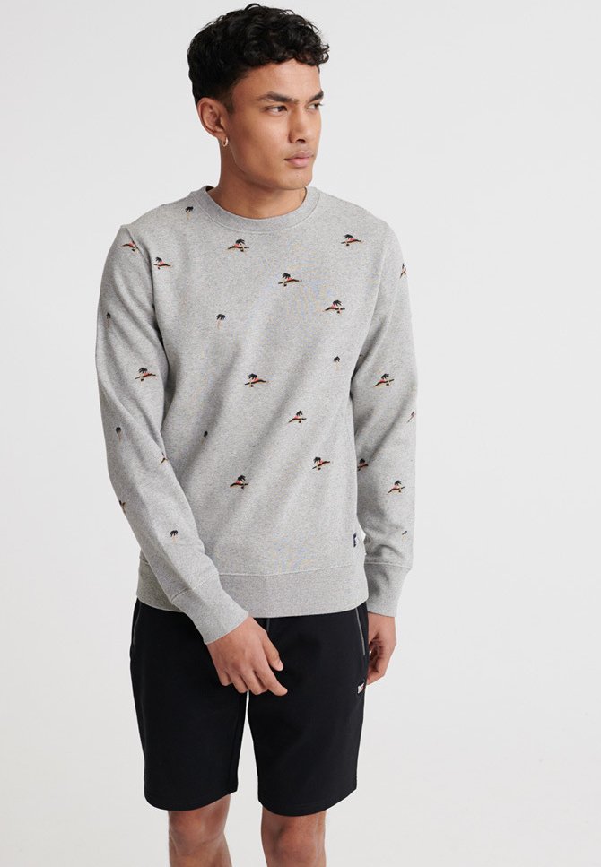 sweat mit durchgehender superdry sweat mit durchgehender superdry