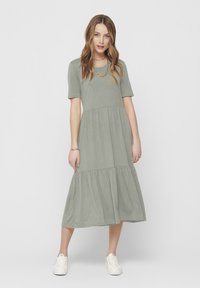 JDY JDYDALILA FROSTY DRESS - Vestido de malha - mineral gray