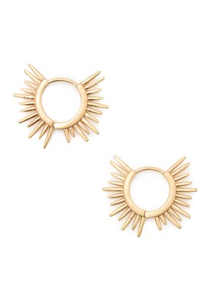 STARBURST HOOP - Earrings - gold-coloured