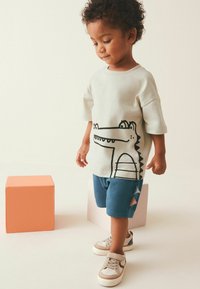 Next SET 2 PACK - REGULAR FIT - Pantalon de survêtement - rust brown ecru cream