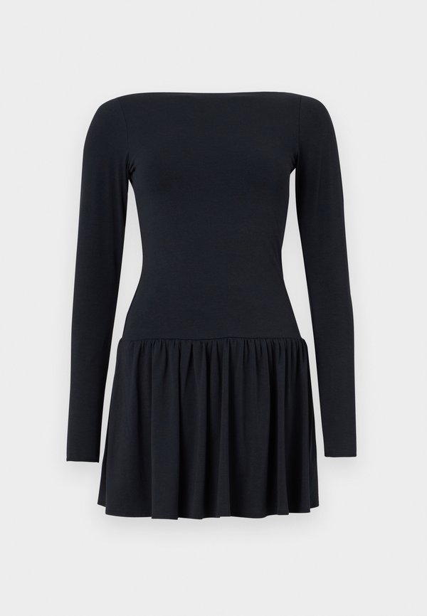 Drop-Waist Knit Skort - Jersey dress4