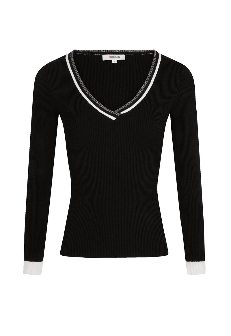 Morgan WITH V-NECK - Maglione - noir/nero - Zalando.it