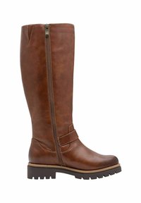 Marco Tozzi ELEGANTE - Bottes de cowboy / motard - cognac