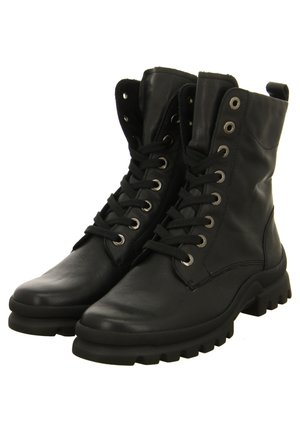 Platform ankle boots - schwarz