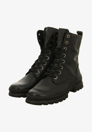 Semler Plateaustiefelette - schwarz