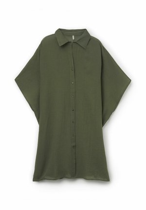 Calzedonia, KAFTAN WITH BUTTON - Robe chemise - green