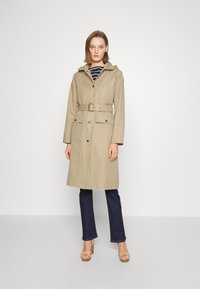 Lauren Ralph Lauren LINED COAT - Gabardina - birch tan/brass