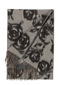 FRAAS FLORAL CASHMINK - MADE IN GERMANY - Sciarpa - grey