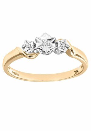 DIAMANT L'ÉTERNEL, 9CT DIAMOND ACCENT EU SIZE 54 - Ring - gold coloured