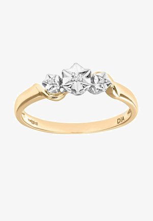 DIAMANT L'ÉTERNEL, 9CT DIAMOND ACCENT EU SIZE 54 - Sõrmus - gold coloured