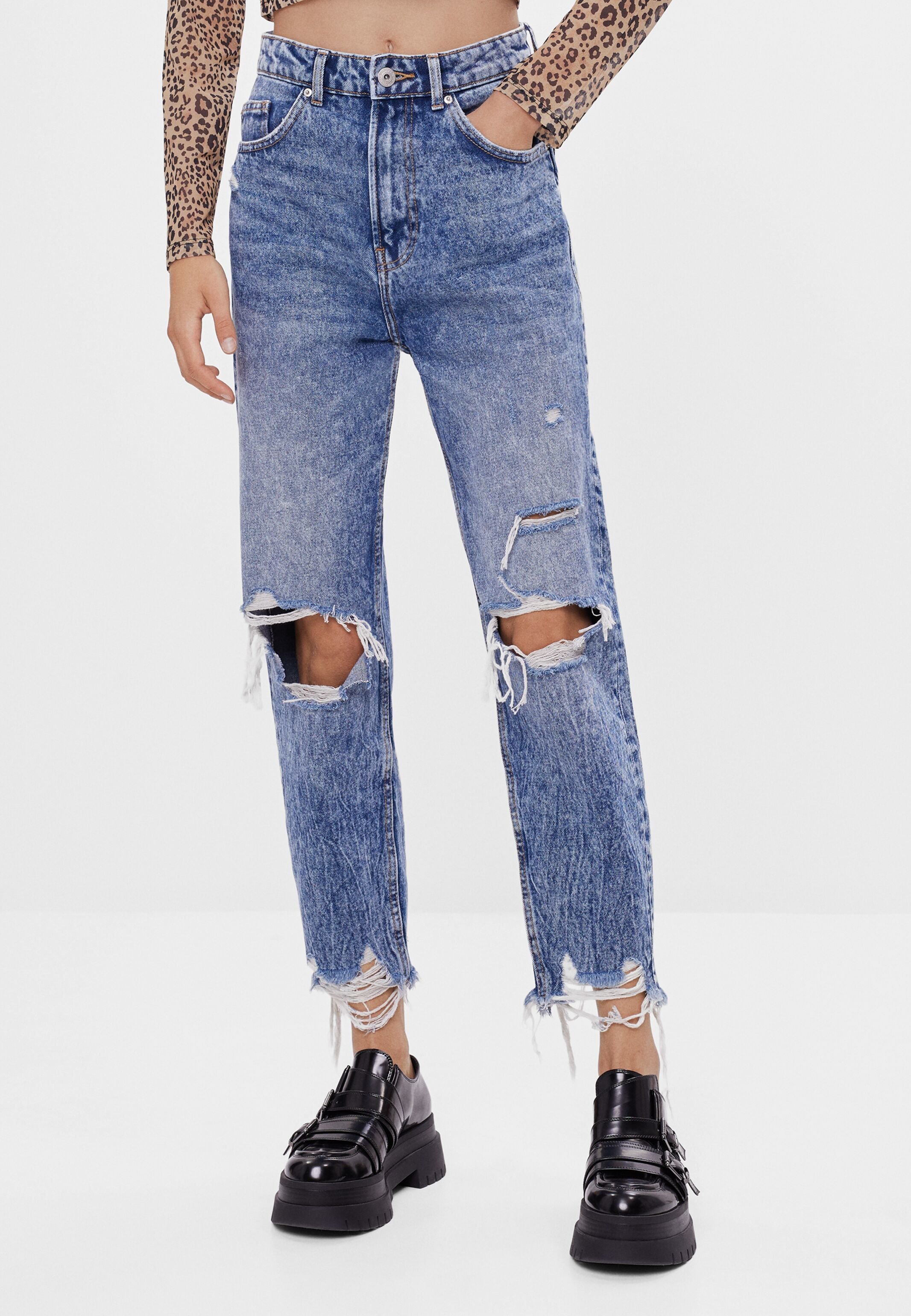 jeans boyfriend bershka
