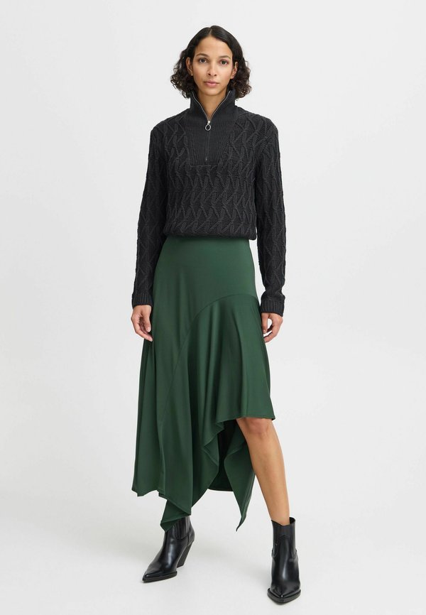 BYTEAGAN - Maxi skirt - sycamore2