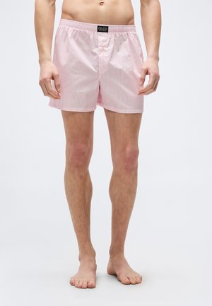 SINGLE - Široké boxerky - pink