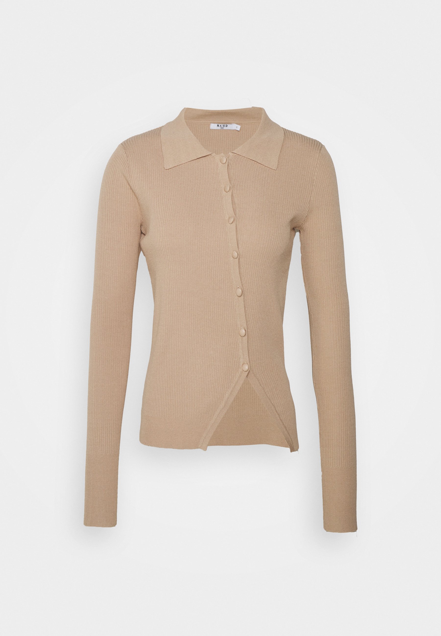 NA-KD DIAGONAL BUTTONED CARDIGAN 