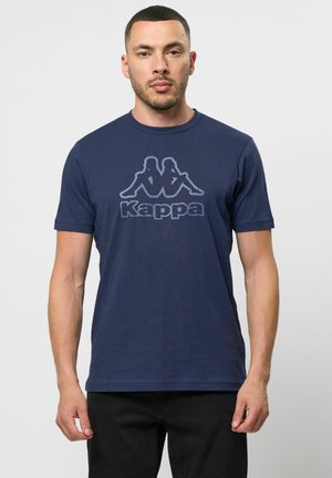KAPPA GARA - T-shirt imprimé - blue marine