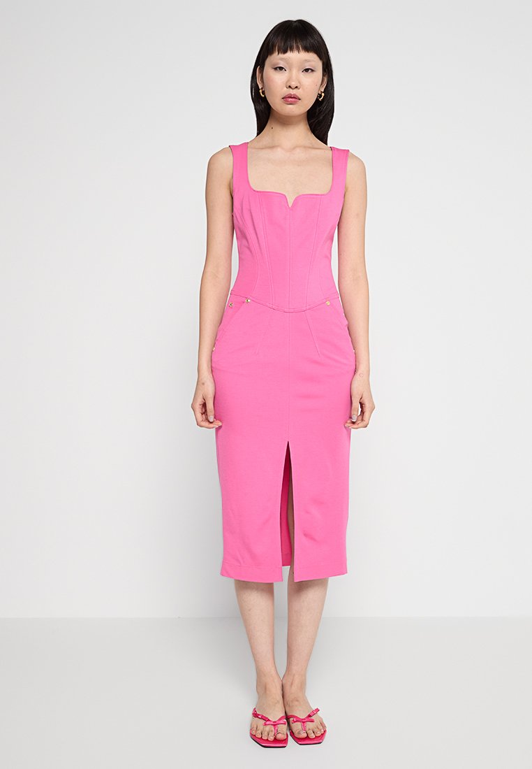 Versace Jeans Couture Etui-jurk gemêleerd roze