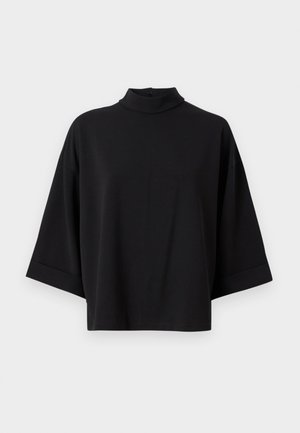 JDY JDYGEGGO LIFE 3/4 HIGHNECK JRS DIA - Blůza - black