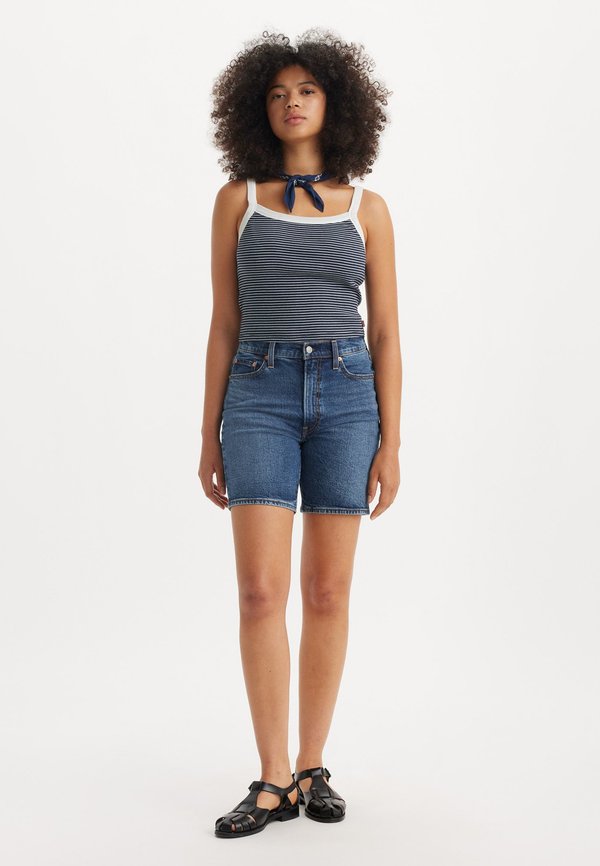 RIBCAGE BERMUDA - Denim shorts - bringing the basic2