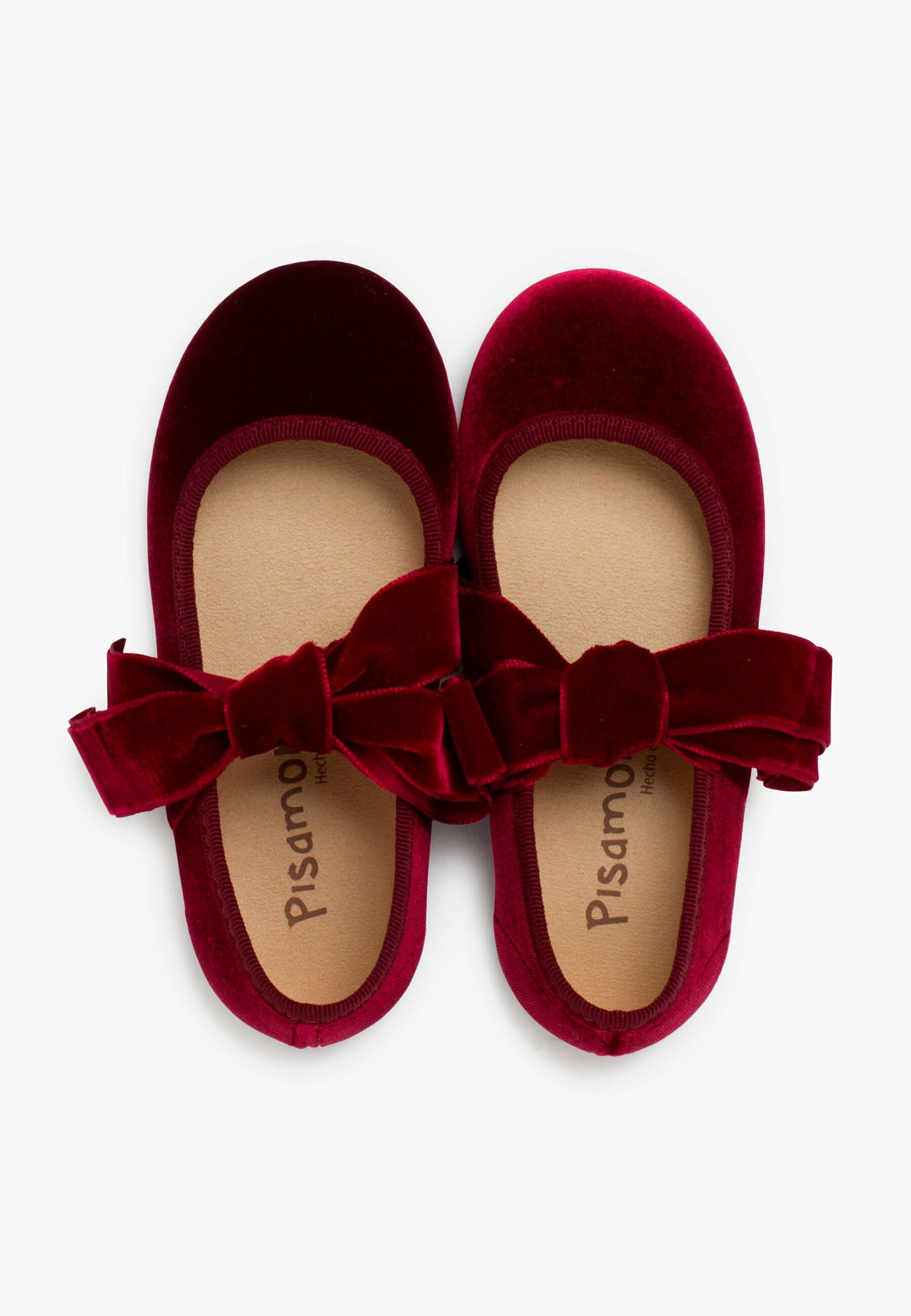 Pisamonas Merceditas – Mädchen-Slipper Mit Klettverschluss, Weich & Bequem