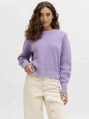 JJXX JXMILA TWIST CREW NECK - Maglione - purple rose