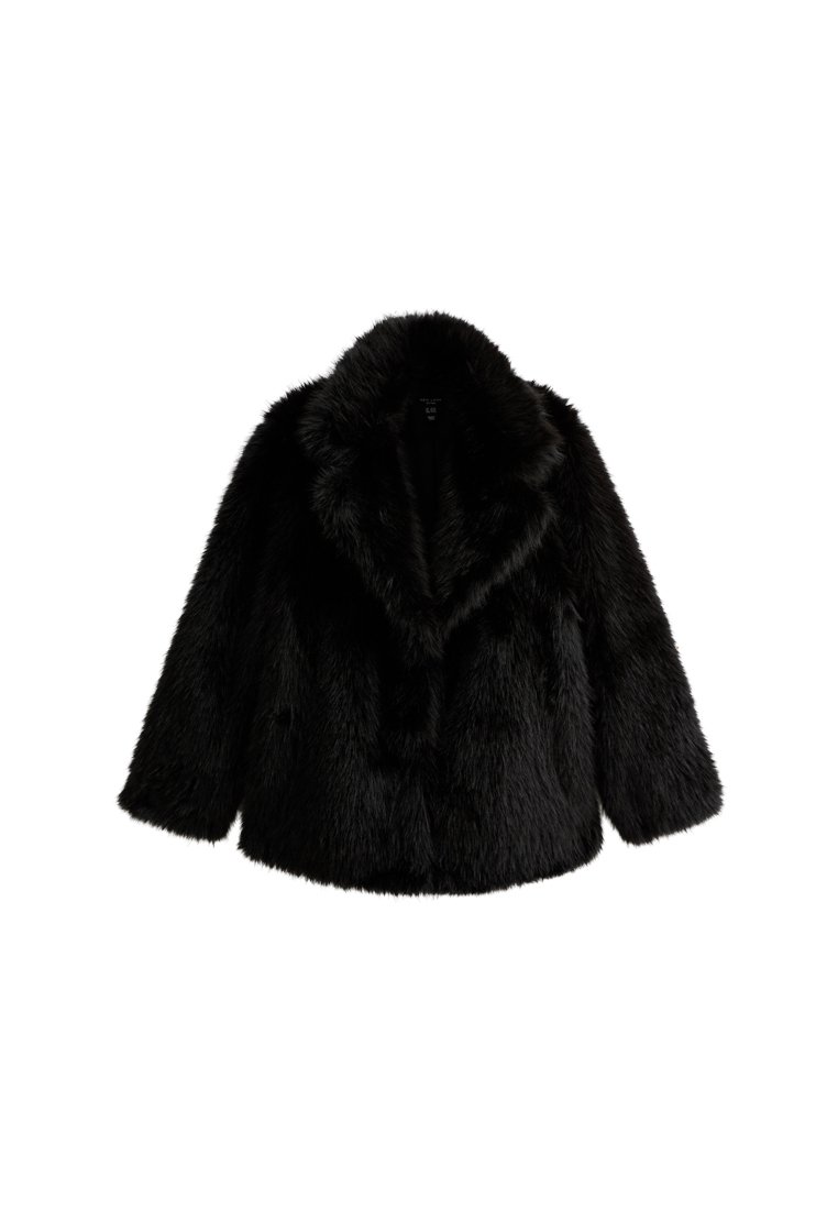 New Look Curves Winterjas zwart