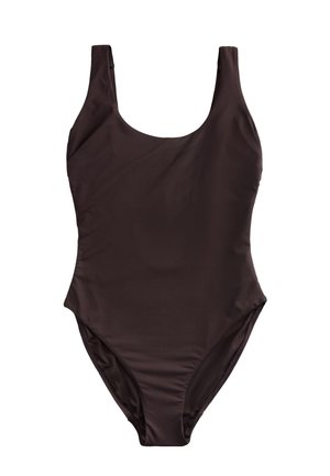 Next REGULAR FIT WIRED SCOOP NECK TUMMY CONTROL  - Kupaći kostim - chocolate brown