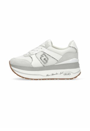 PLATFORM - Sneakers laag - white