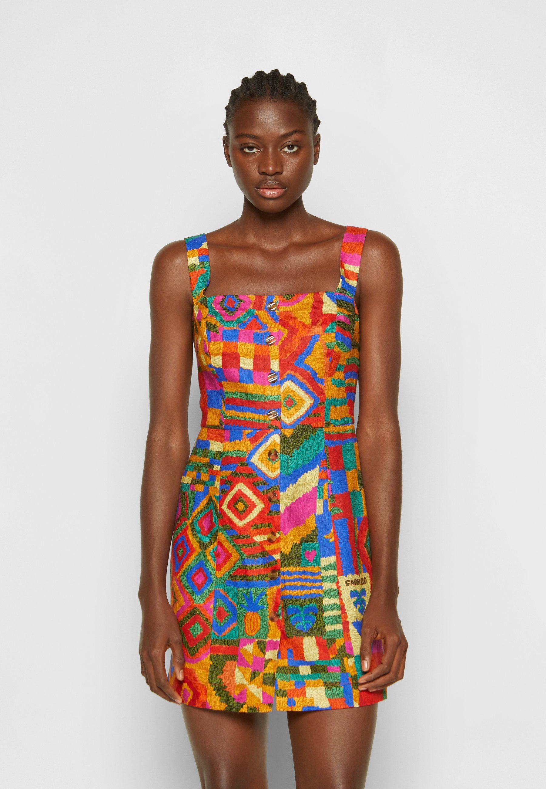 Farm Rio MINI DRESS - Jurk - summer patches/meerkleurig - Zalando.nl