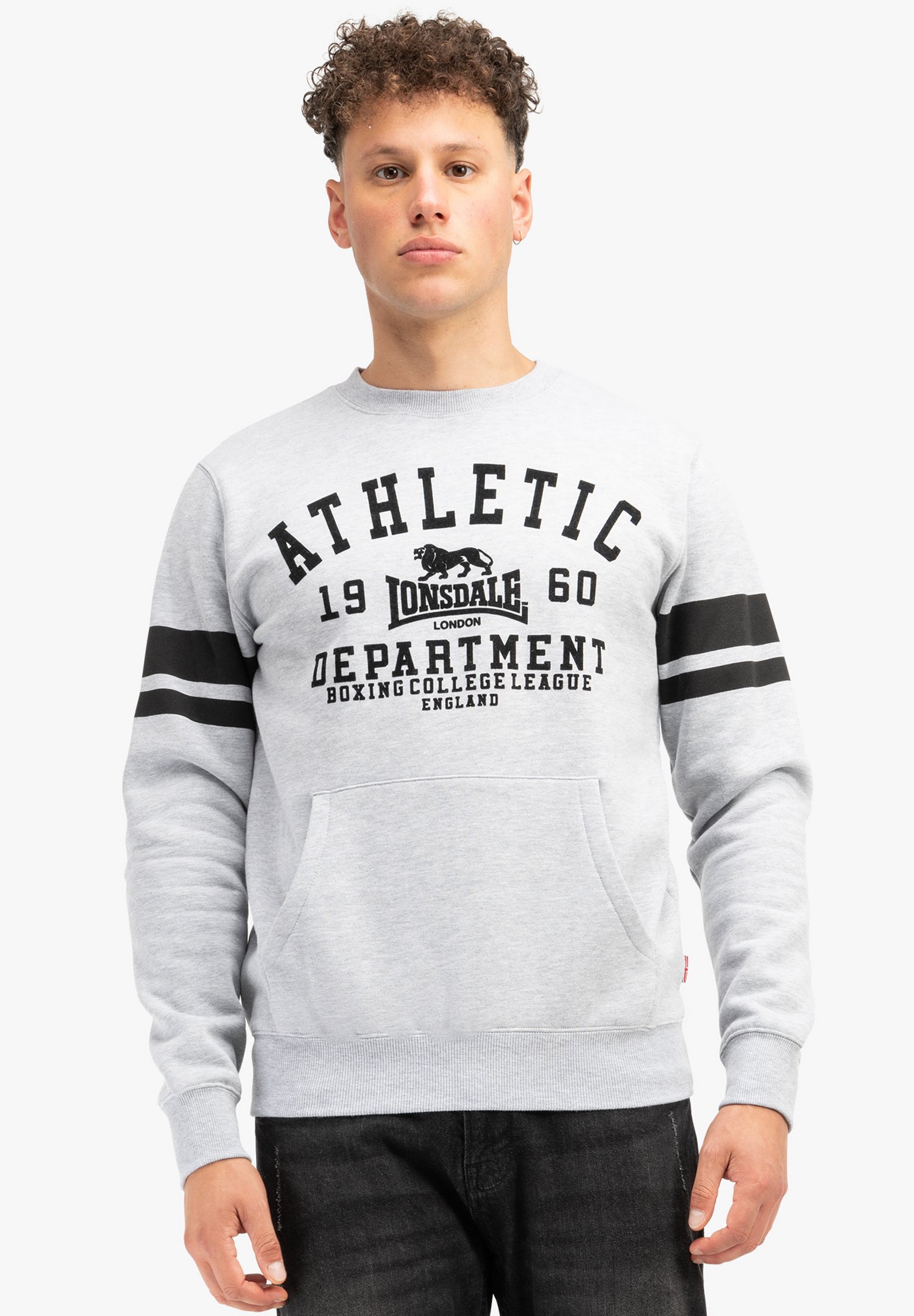 Lonsdale RUNDHALS NORMALE PASSFORM GLESPIN Sweatshirt marl