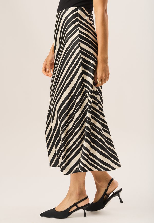 BIAS STRIPE ASSYMETRIC  - A-line skirt2