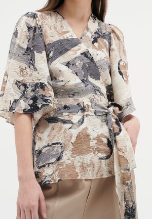 Blouse - mottled grey