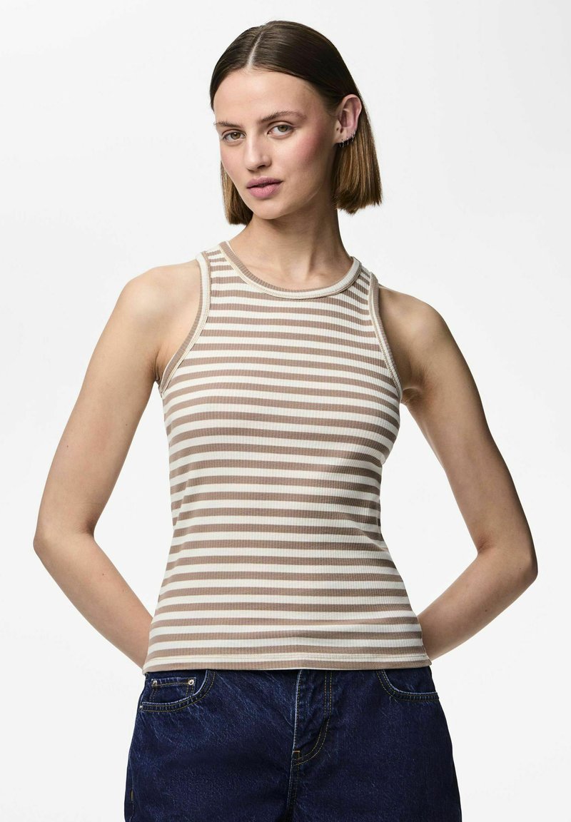 Pieces PCRUKA - Top - silver mink