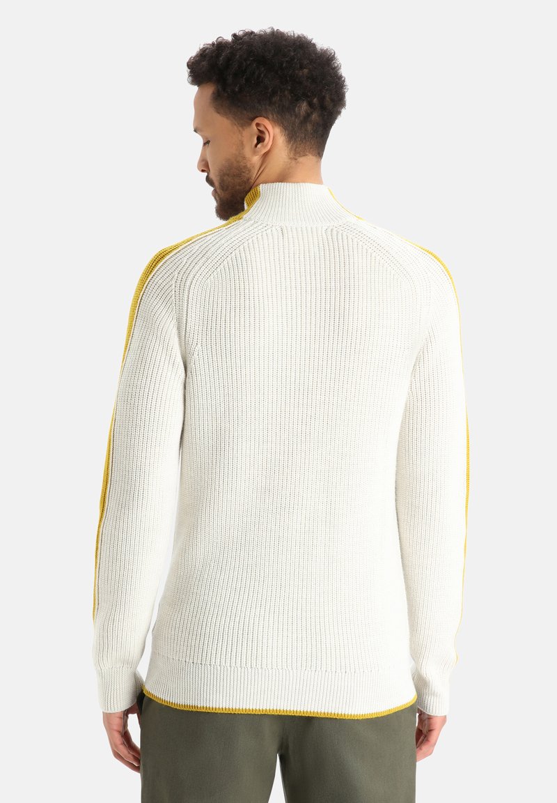 icebreaker MERINO LODGE HALF ZIP - Jersey de punto - NATURAL