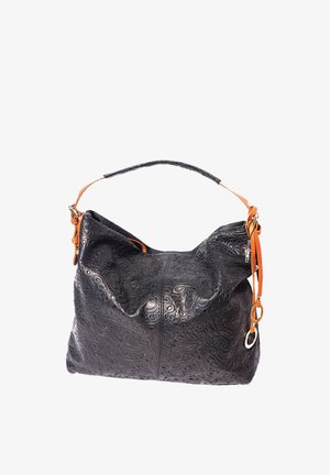 DrachenLeder SHOPPER SCHULTER - Sac à main - schwarz braun